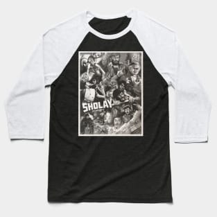 Sholay sketch Baseball T-Shirt